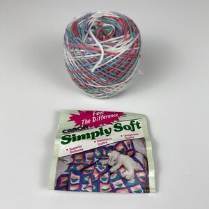 Caron Simply Soft Baby Shades Ombre 2722 Yarn 3.6oz Acrylic Worsted Weight